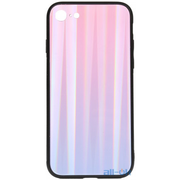 Чохол-накладка TOTO Aurora Print Glass Case Apple iPhone XR Lilac
