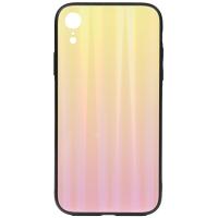 Чохол-накладка TOTO Aurora Print Glass Case Apple iPhone XR Pink