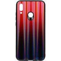 Чохол-накладка  TOTO Aurora Print Glass Case Apple iPhone XR Red