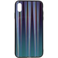 Чохол-накладка TOTO Aurora Print Glass Case Apple iPhone XS Max Blue