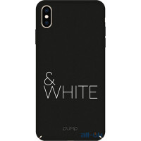 Чохол-накладка PUMP Tender Touch Case for iPhone X/XS Black&White	