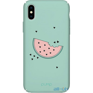 Чохол-накладка PUMP Tender Touch Case for iPhone X/XS Watermelon