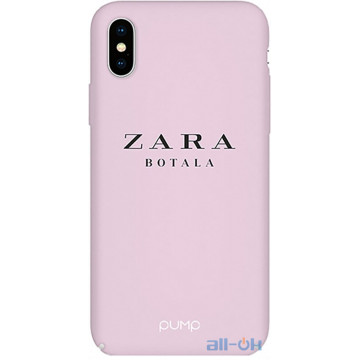 Чохол-накладка PUMP Tender Touch Case для iPhone X/XS ZARAbotala