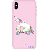 Чохол-накладка PUMP Tender Touch Case для iPhone XS Max Unicorn Biker
