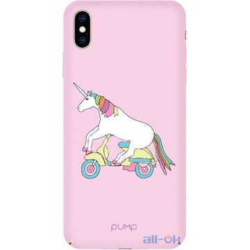 Чохол-накладка PUMP Tender Touch Case для iPhone XS Max Unicorn Biker