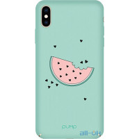 Чохол-накладка PUMP Tender Touch Case для iPhone XS Max Watermelon