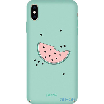 Чохол-накладка PUMP Tender Touch Case для iPhone XS Max Watermelon