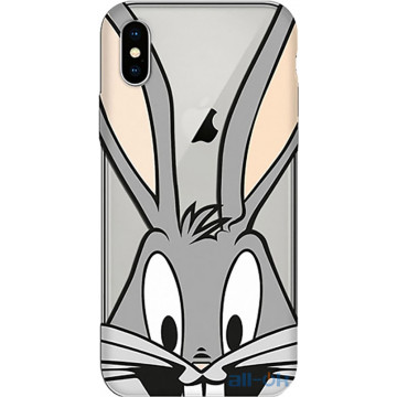 Чохол-накладка PUMP Transperency Case для iPhone X/XS Bugs Bunny
