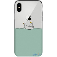 Чохол-накладка PUMP Transperency Case для iPhone X/XS Gusi Sweeming			