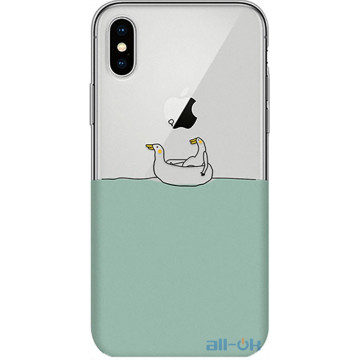 Чохол-накладка PUMP Transperency Case для iPhone X/XS Gusi Sweeming			