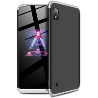 Чохол-накладка GKK 3 in 1 Hard PC Case Samsung Galaxy A10 Silver/Black