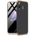 Чохол-накладка GKK 3 in 1 Hard PC Case Samsung Galaxy A20/A30 Gold/Black — інтернет магазин All-Ok. фото 1