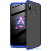 Чохол-накладка GKK 3 in 1 Hard PC Case Samsung Galaxy A40 Blue/Black			