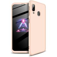 Чохол-накладка GKK 3 in 1 Hard PC Case Samsung Galaxy A40 Gold			