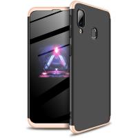 Чохол-накладка GKK 3 in 1 Hard PC Case Samsung Galaxy A40 Gold/Black	