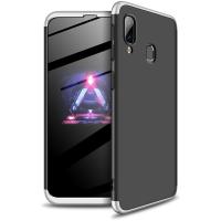 Чохол-накладка GKK 3 in 1 Hard PC Case Samsung Galaxy A40 Silver/Black