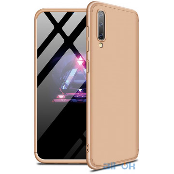 Чохол-накладка GKK 3 in 1 Hard PC Case Samsung Galaxy A50 Gold