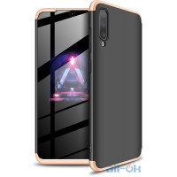 Чохол-накладка GKK 3 in 1 Hard PC Case Samsung Galaxy A70 Gold/Black
