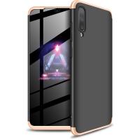 Чохол-накладка GKK 3 in 1 Hard PC Case Samsung Galaxy A70 Gold/Black