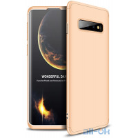 Чохол-накладка GKK 3 in 1 Hard PC Case Samsung Galaxy S10 Gold