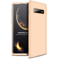 Чохол-накладка GKK 3 in 1 Hard PC Case Samsung Galaxy S10 Gold