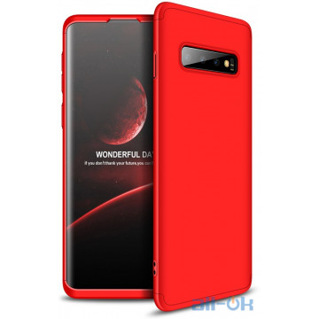 Чохол-накладка GKK 3 in 1 Hard PC Case Samsung Galaxy S10 Red