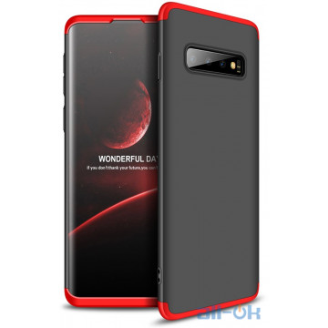 Чохол-накладка GKK 3 in 1 Hard PC Case Samsung Galaxy S10 Red/Black