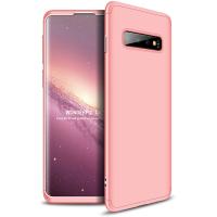 Чохол-накладка GKK 3 in 1 Hard PC Case Samsung Galaxy S10 Rose Gold