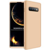 Чохол-накладка GKK 3 in 1 Hard PC Case Samsung Galaxy S10 Plus Gold