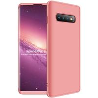 Чохол-накладка GKK 3 in 1 Hard PC Case Samsung Galaxy S10 Plus Rose Gold