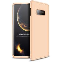 Чохол-накладка GKK 3 in 1 Hard PC Case Samsung Galaxy S10e Gold