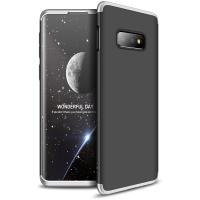 Чохол-накладка GKK 3 in 1 Hard PC Case Samsung Galaxy S10e Silver/Black