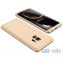 Чохол-накладка GKK 3 in 1 Hard PC Case Samsung Galaxy S9 Gold