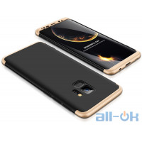 Чохол-накладка GKK 3 in 1 Hard PC Case Samsung Galaxy S9 Gold/Black