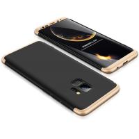 Чохол-накладка GKK 3 in 1 Hard PC Case Samsung Galaxy S9 Gold/Black