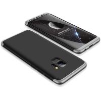 Чохол-накладка GKK 3 in 1 Hard PC Case Samsung Galaxy S9 Silver/Black