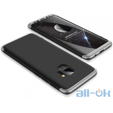Чохол-накладка GKK 3 in 1 Hard PC Case Samsung Galaxy S9 Silver/Black