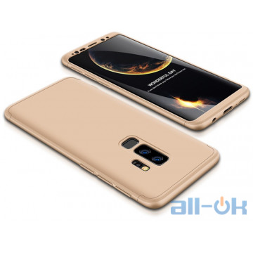 Чохол-накладка GKK 3 in 1 Hard PC Case Samsung Galaxy S9 Plus Gold