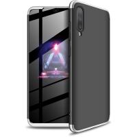 Чохол-накладка GKK 3 in 1 Hard PC Case Samsung Galaxy A70 Silver/Black