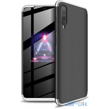 Чохол-накладка GKK 3 in 1 Hard PC Case Samsung Galaxy A70 Silver/Black