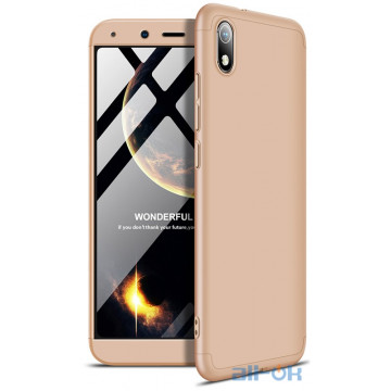 Чохол-накладка GKK 3 in 1 Hard PC Case Xiaomi Redmi 7A Gold