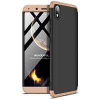 Чохол-накладка GKK 3 in 1 Hard PC Case Xiaomi Redmi 7A Gold/Black