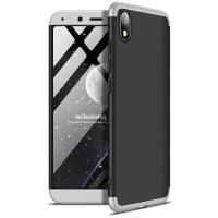 Чохол-накладка GKK 3 in 1 Hard PC Case Xiaomi Redmi 7A Silver/Black