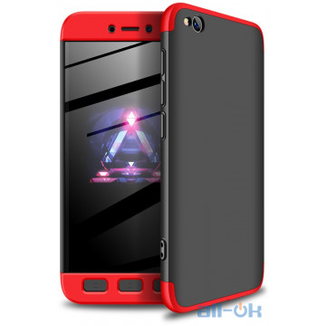 Чохол-накладка GKK 3 in 1 Hard PC Case Xiaomi Redmi Go Red/Black