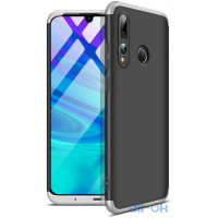 Чохол-накладка GKK 3 in 1 Hard PC Case Huawei P Smart+ 2019 Silver/Black