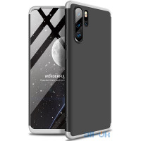Чохол-накладка GKK 3 in 1 Hard PC Case Huawei P30 Pro Silver/Black