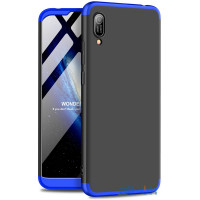 Чохол-накладка GKK 3 in 1 Hard PC Case Huawei Y6 2019 Blue/Black