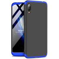 Чохол-накладка GKK 3 in 1 Hard PC Case Huawei Y6 2019 Blue/Black