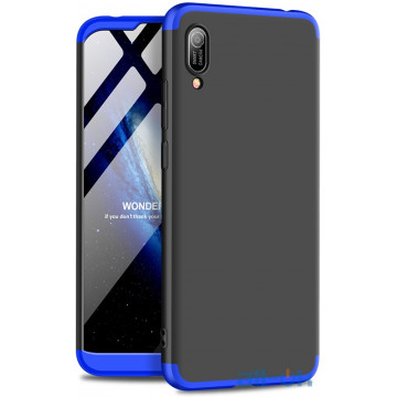 Чохол-накладка GKK 3 in 1 Hard PC Case Huawei Y6 2019 Blue/Black