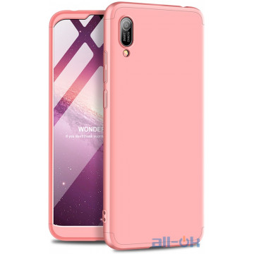 Чохол-накладка GKK 3 in 1 Hard PC Case Huawei Y6 2019 Rose Gold